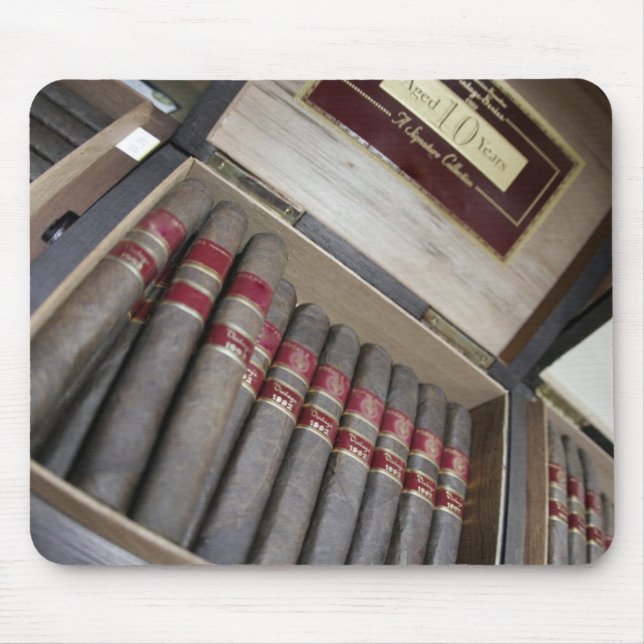 Ein Kasten Zigarren Mousepad (Vorne)