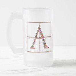 Ein "keltische Ziegelstein-" kundenspezifische Mattglas Bierglas