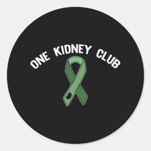 Ein Kidney Club Fragte mir, wie ich Organspender M Runder Aufkleber
