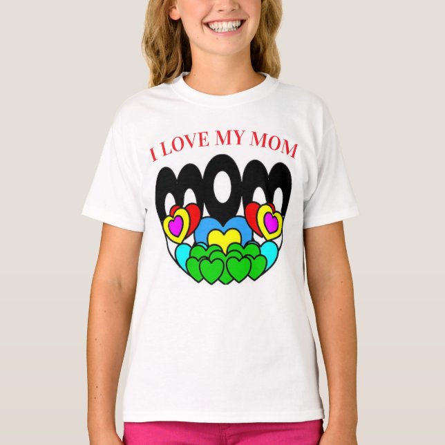 Ein Kind, das seine Mutter Liebe T-Shirt (Vorderseite)