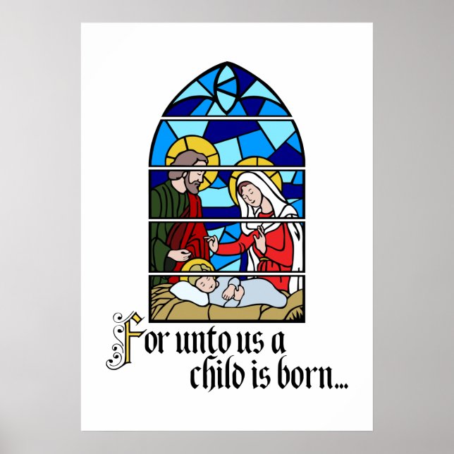 Ein Kind ist geboren Poster (Vorne)