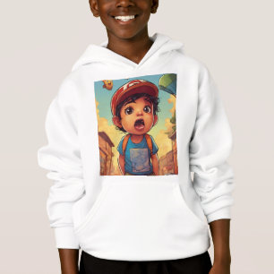 "Ein Kinderwunder: Die Welt mit Wide E erforschen Hoodie