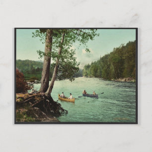 Ein klassischer Adirondack-Gebirgsbach Photochrom Postkarte
