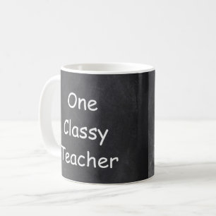 Ein klassischer Lehrer Chalkboard Design Geschenk  Kaffeetasse