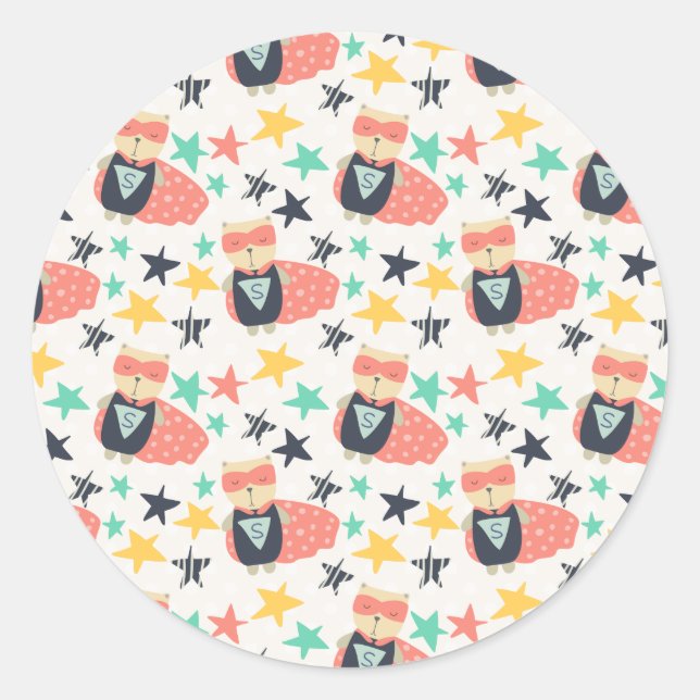 ein klassischer Rundaufkleber Runder Aufkleber (Vorderseite)