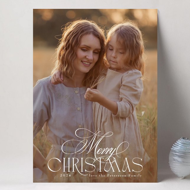 ein klassisches Elegant frohe Weihnachten | Foto (Von Creator hochgeladen)