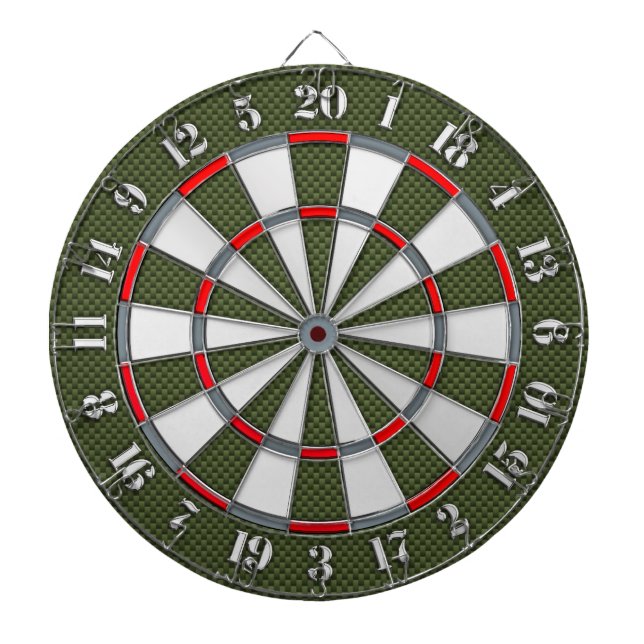 Ein klassisches Spiel für Darts Chrome Carbon Fibe Dartscheibe (vorne)
