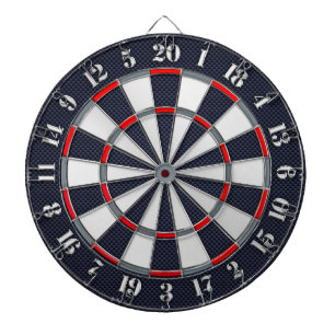 Ein klassisches Spiel für Darts Chrome Carbon Fibr Dartscheibe