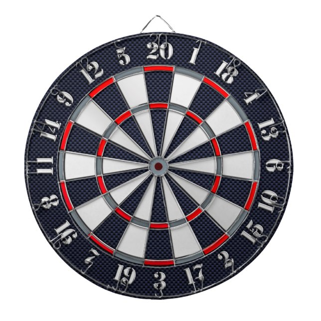 Ein klassisches Spiel für Darts Chrome Carbon Fibr Dartscheibe (vorne)