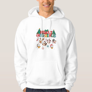Ein klassisches Weihnachtsschmuckhemd, erregt Hoodie