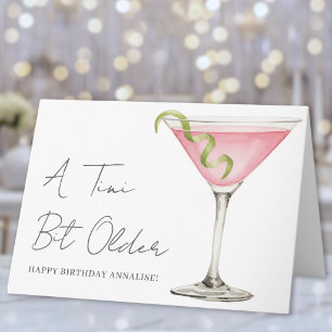 Ein klein bisschen älterer Martini Alles Gute zum Karte