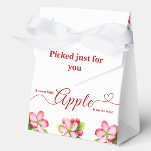 Ein kleiner Apfel ist auf dem Weg   Herbst-Baby-Pa Geschenkschachtel