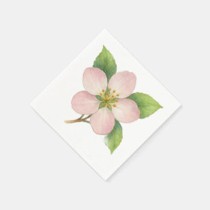 Ein kleiner Apfel ist auf dem Weg Herbst-Baby-Pa Serviette