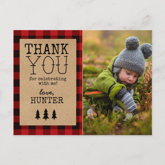 Ein kleiner Bär Geburtstag danke Ihnen Postcard Postkarte (Vorderseite)