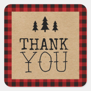 Ein kleiner Bär ist auf dem Weg zum Square Aufkleb Quadratischer Aufkleber