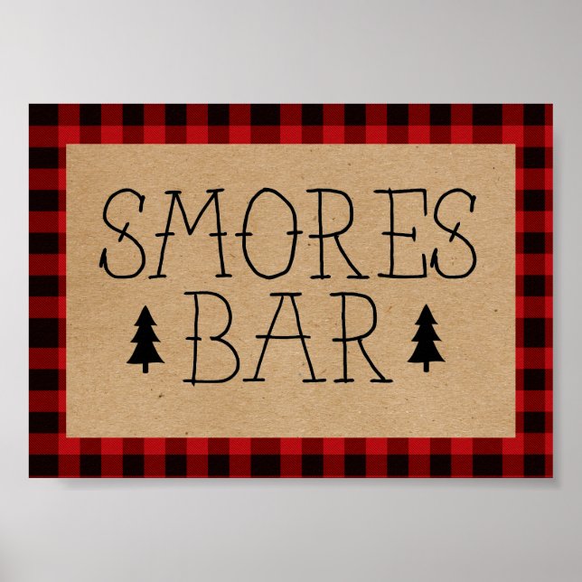 Ein Kleiner-Bär-S'mores-Bar-Poster Poster (Vorne)