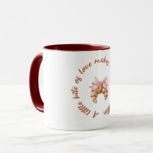 Ein kleiner Biss Liebe   Süße Mädchen-Tasse  Tasse