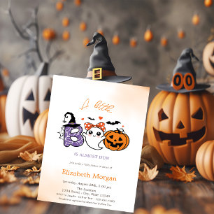 Ein kleiner Boo Ghost Pumpkins Halloween Einladung