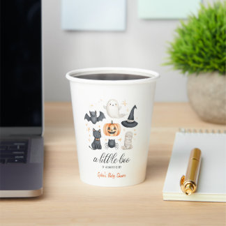 Ein kleiner Boo Halloween-Baby-Shower-Becher süßer Pappbecher