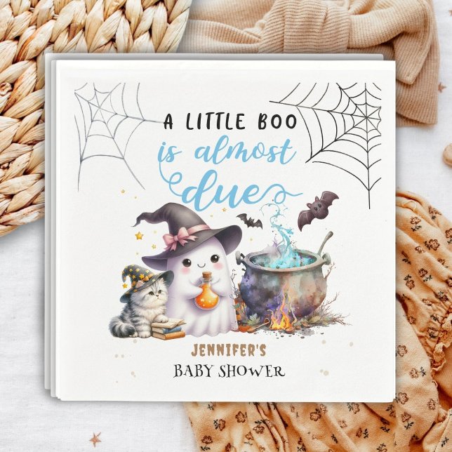 Ein kleiner Boo! Halloween Baby Shower Niedlich Bo Serviette (Von Creator hochgeladen)
