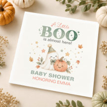 Ein kleiner Boo Halloween-Baby-Shower-Servietten
