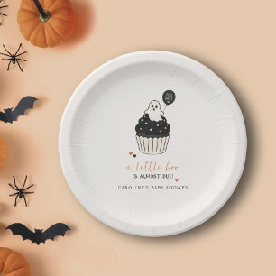 Ein kleiner Boo Halloween-Baby-Shower Süßer Geist Pappteller
