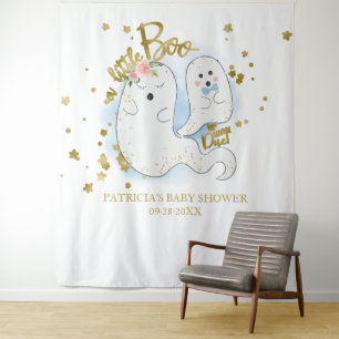 Ein Kleiner Boo Halloween Jungen Baby Shower Hinte Wandteppich