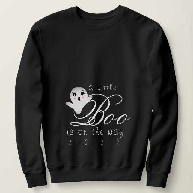 Ein kleiner Boo ist auf dem Weg Sweatshirt (Design vorne)