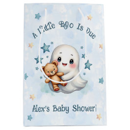 Ein kleiner Boo ist das Niedliche Baby Boy Ghost C Mittlere Geschenktüte