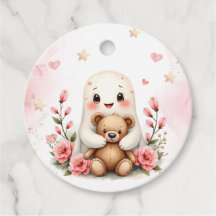 Ein kleiner Boo ist das Niedliche Baby Girl Ghost