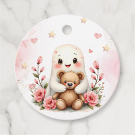 Ein kleiner Boo ist das Niedliche Baby Girl Ghost Geschenkanhänger