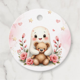 Ein kleiner Boo ist das Niedliche Baby Girl Ghost Geschenkanhänger