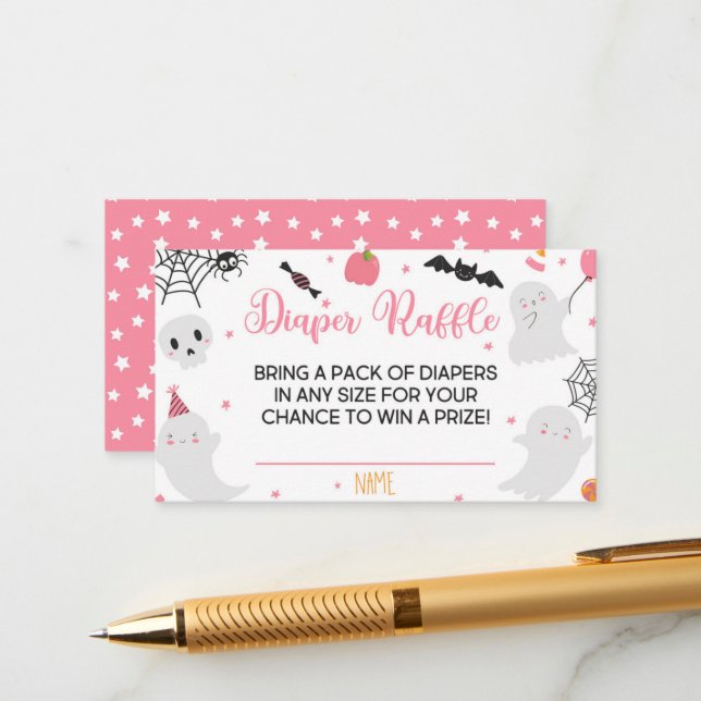 Ein kleiner Boo ist ein fast gebührenpflichtiges W Begleitkarte (Vorderseite/Rückseite Beispiel)