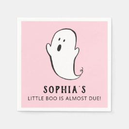 Ein kleiner Boo ist fast das passende Pink Hallowe Serviette