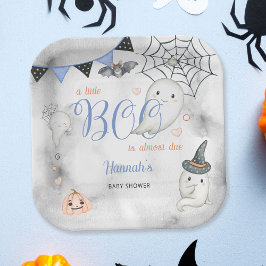 Ein kleiner Boo ist fast die Kinderdusche des Baby Pappteller