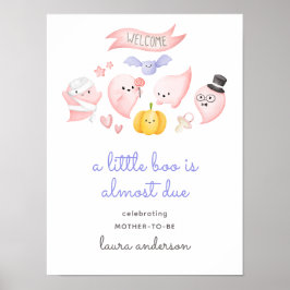 Ein kleiner Boo ist fast die richtige Begrüßungsdu Poster