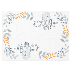 Ein kleiner Boo ist fast Due Baby Dusche Party Tischdecke
