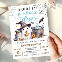 Ein kleiner Boo ist fast DUE! Halloween-Kinderdusc