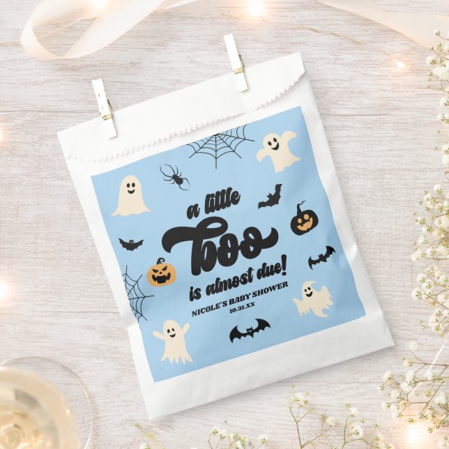 Ein kleiner Boo ist fast fällig! Halloween-Kinderd Geschenktütchen (Ausgeschnitten)