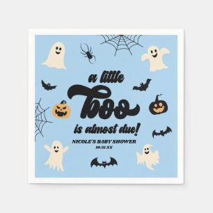 Ein kleiner Boo ist fast fällig! Halloween-Kinderd Serviette