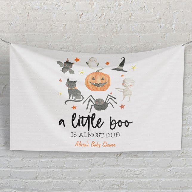 Ein kleiner Boo ist fast fällig! Kinderdusche Hall Banner (Von Creator hochgeladen)