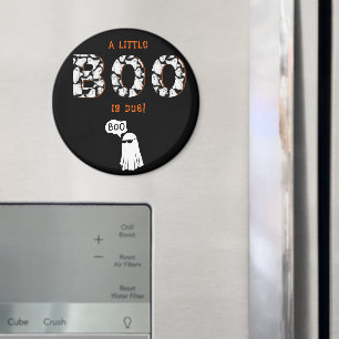 Ein kleiner Boo ist wegen Ghost Spooky Baby Dusche Magnet