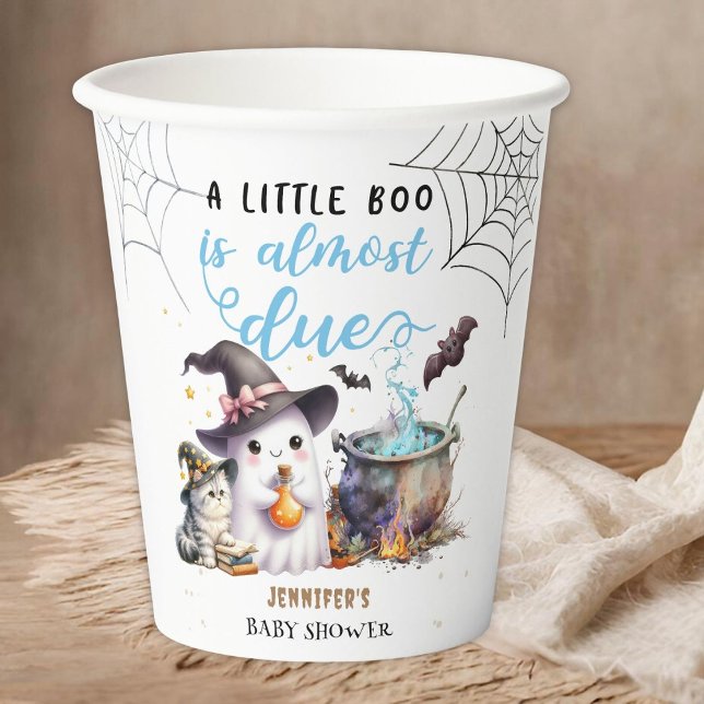 Ein kleiner Boo! Junge Niedliche Halloween-Kinderd Pappbecher (Von Creator hochgeladen)