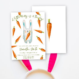 Ein kleiner Bunny ist unterwegs! Babyparty Einladung