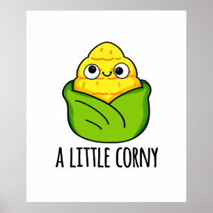 Ein kleiner Corny Funny Baby Mais Pub Poster
