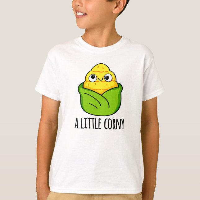 Ein kleiner Corny Funny Baby Mais Pub T-Shirt (Vorderseite)