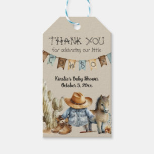 Ein kleiner Cowboy ist auf dem Weg Baby Duwer Gefa Geschenkanhänger