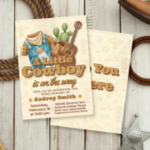 Ein kleiner Cowboy ist unterwegs Einladung