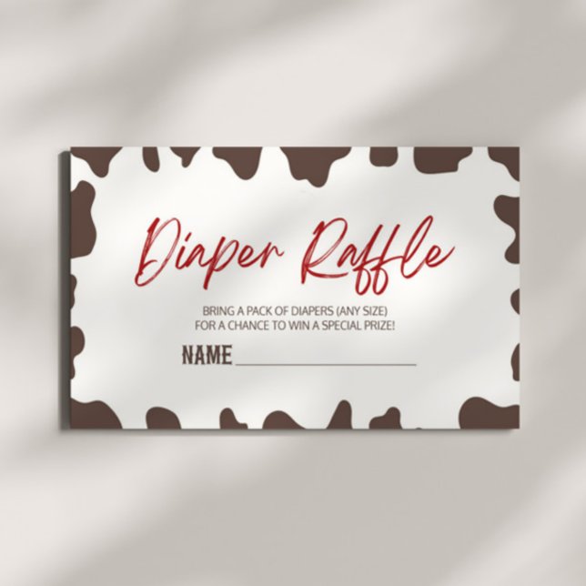 Ein kleiner Cowboy Rodeo Baby Duschdusche Windelwa Begleitkarte (Von Creator hochgeladen)