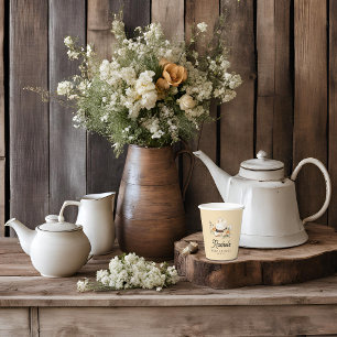 Ein kleiner Cowboy Western Baby Baby Baby Shower Pappbecher